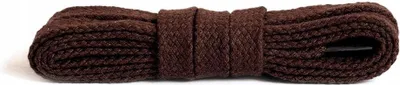 Produktbild von Langlebige flache Schnürsenkel 100 cm Kaps - Braun