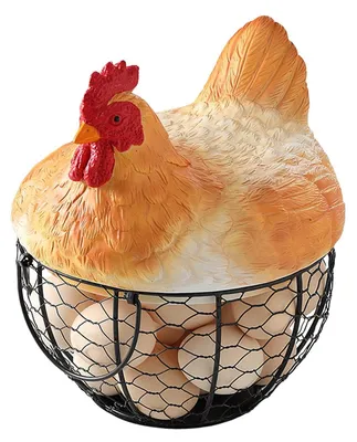 Imagen del producto de Cesta de metal vintage para la organización de la cocina