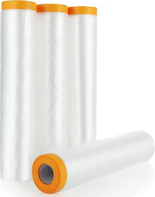 Productafbeelding van Set van 4 Zelfklevende Kunststof Afdekzeilen 2,4 m x 20 m