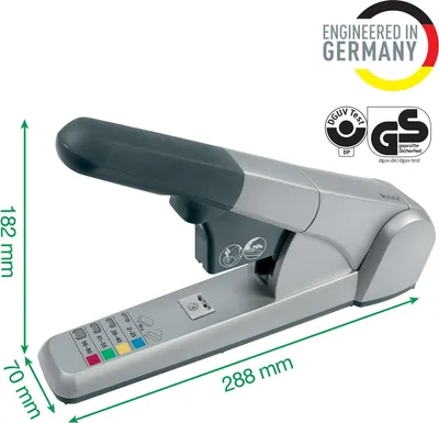 Produktbild von Leitz Blockheftgerät 55510084 max. 80Blatt Metall/Kunststoff si