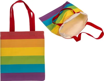 Image de OOTB Sac en coton Pride env. 35 x 40 cm