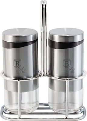 Obrázek produktu pro Berlinger Haus sada soli a pepře Black Silver BH1993