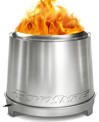 Imagen del producto de Moderna chimenea de mesa para exteriores de acero inoxidable