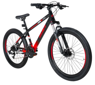 Produktbild von Mountainbike Davi Terrano 26 Zoll, 145–170 cm, 21 Gänge, Rot/Schwarz