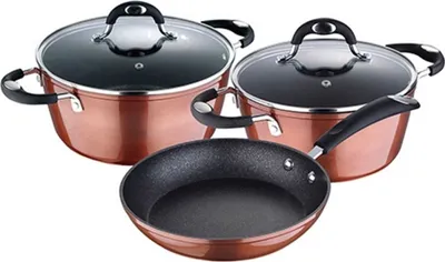 Zdjęcie produktu dla Bergner BG-6235-CP s nepřilnavým povrchem 5 ks Pandora