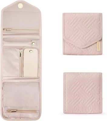 Produktbild von bagsmart Schmuck Organizer Tasche Wasserabweisendes für Ohrringe Halsketten