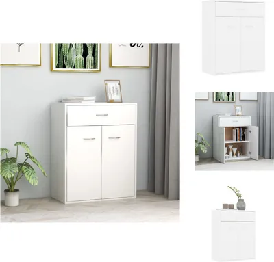 Produktbild von vidaXL Sideboard Weiß 60x30x75 cm Holzwerkstoff -  Sideboards