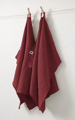 Produktbild von 2 Handtücher 50 x 70 cm GAÏA Weinhefe