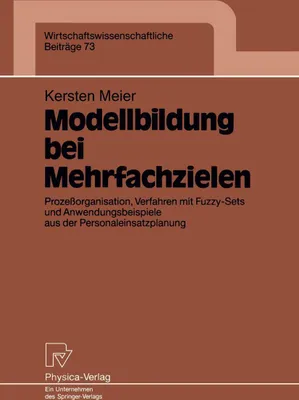 Produktbild von Modellbildung bei Mehrfachzielen