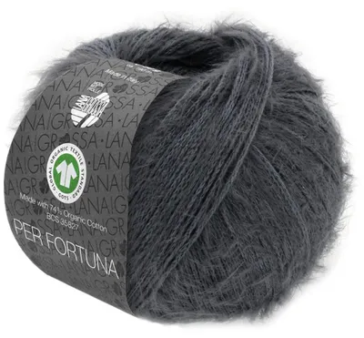 Produktbild von Lana Grossa - Per Fortuna GOTS 0060 dunkelgrau