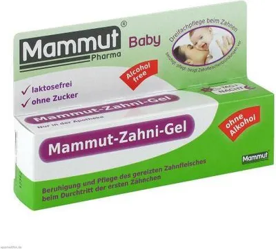 Produktbild von Mammut Detský zubný gél 10 ml