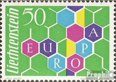 Produktbild von Briefmarken Liechtenstein 1960 Mi 398I (kompl.Ausg.), Type I postfrisch Europa