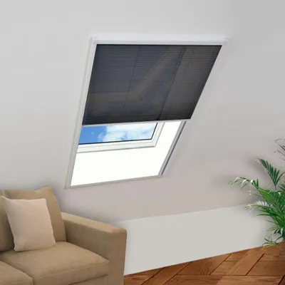 Image de Moustiquaire plissée vidaXL 80 × 160 cm