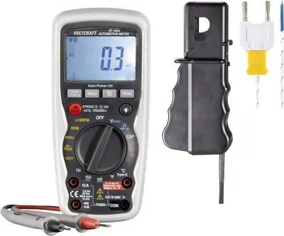 Immagine prodotto di Multimetro portatile Voltcraft digitale AT-400 Funzione di misurazione automotive CAT IV 600 V Display (conteggi): 4000 (AT-400)