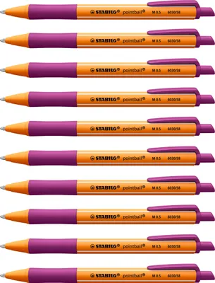Immagine prodotto di Stabilo - Penna a sfera 6030/58 M Viola | 10 pezzi
