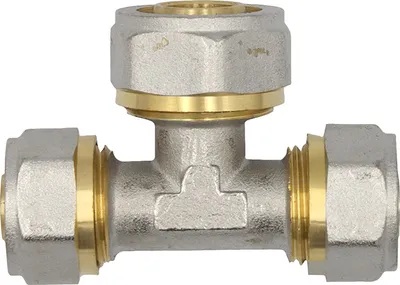 Produktbild von Klemmring Schraubfitting T-Stück 16x20x16 mm erweitert Verbundrohr