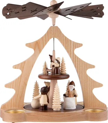 Produktbild von 2-stöckige Pyramide Weihnachten (28cm) von HoDreWa Legler