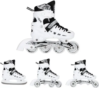 Obrázok produktu pre Nh10905 4V1 White Led L(39-42) Korčule S Extreme Nils Extreme Hockey Shoes