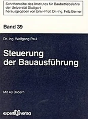 Produktbild von Steuerung der Bauausführung