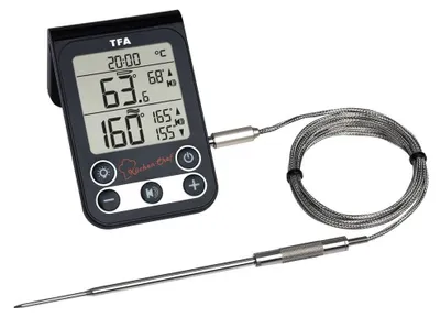 Productafbeelding van TFA - Digitales Grill-Braten-/Ofenthermometer KÜCHEN-CHEF 14.1512.01 - schwarz