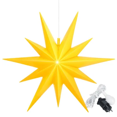 LED-Leuchtstern 2D XXL Ø 100 cm, 11 Zacken, warmweiß, Timer, wetterfest