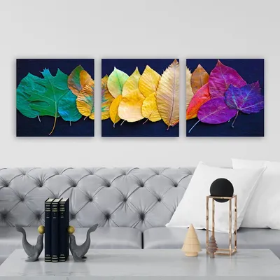 Produktbild von Wallity, P865762- RMY1334, Bunt, Leinwandbilder, 90 x 30 cm, 100% Leinwand
