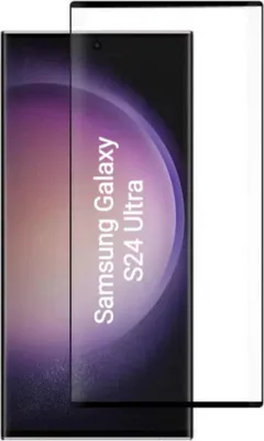 Produktbild von CLM-Tech Schutzfolie kompatibel mit Samsung Galaxy S24 Ultra Panzerfolie Panzerglas Crystal Clear Displayschutz 9H Glas Displayfolie Schutzglas - Unterstützt Fingerabdruck-ID - Folie kristallklar