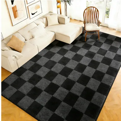 Obrázok produktu pre Koberec do obývacej izby 140 x 200 cm - Mäkký a ľahko udržiavateľný