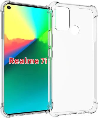 Produktbild von OPPO Realme 7I Hülle, LaimTop Crystal Transparent Weich TPU Bumper Stoßfest Fallschutz Schutzhülle für OPPO Realme 7I