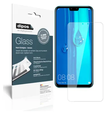 Produktbild von 2x Schutzfolie für Huawei Enjoy 9 Plus - Anti-Shock 9H Folie dipos Glass