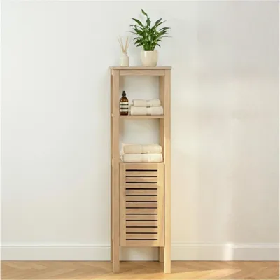 Immagine prodotto di Colonna bagno autoportante in rovere TALIX 170 cm