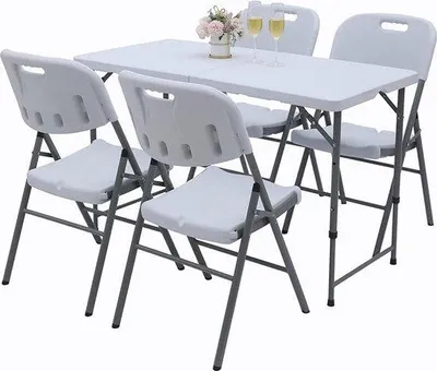 Immagine prodotto di Tavolino pieghevole Famanu, particolarmente stabile - 122 x 61 x 74 cm