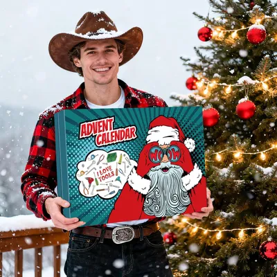 Produktbild von Adventskalender mit Werkzeugsets für Männer - 24 Stück