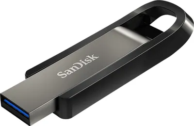 Obrázok produktu pre SanDisk Extreme Go, 256 GB, USB Typ-A, 3.2 Gen 1 (3.1 Gen 1), 400 MB/s, Klzné, Nerezová oceľ