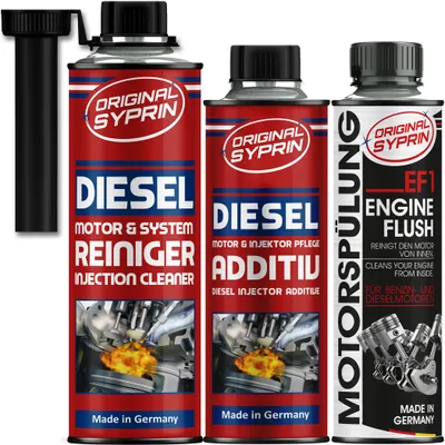 Produktbild von Original Syprin Diesel Systemreiniger Set mit Diesel Additiv & Motorspülung