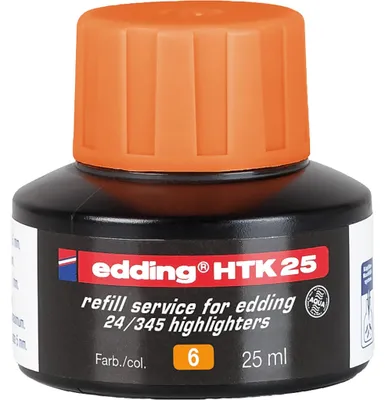 Produktbild von edding Nachfülltinte HTK25 orange