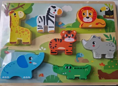 Produktbild von Puzzle Holzpuzzle - Kinder - Kleinkinder - Spielen - Lernen