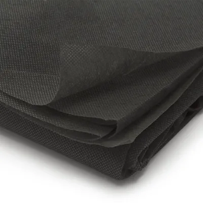Produktbild von Unkrautvlies – Wurzelvlies – Schwarz – 1,37 × 1,37 m – Wasser- und luftdurchlässig – 50 g/m² – Für Garten, Beete und Pflanzungen [11487D]