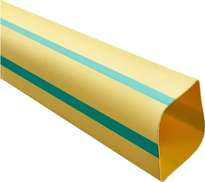 Produktbild von 136191 STEX24 Schrumpfschlauch 3:1, Rolle mit 30,0m, grün/gelb 39,0/13,0mm, 1 1/2 Zoll, WSR3 Schrumpftemperatur mind.