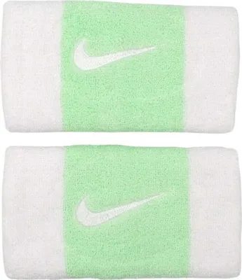 Obrázok produktu pre Dvojité náramky Nike Swoosh 2 ks biele a zelené N0001586117OS
