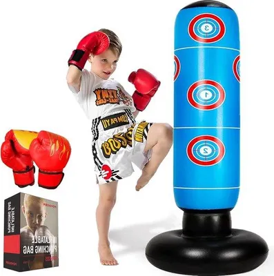 Produktbild von Famanu Boxsack für Kinder - Trainingsspielzeug - 160 cm