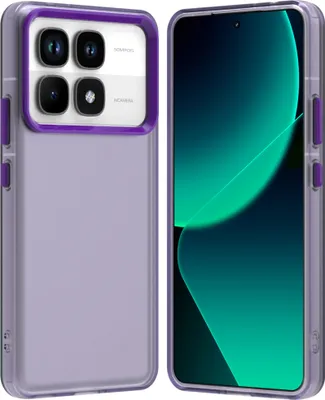 Produktbild von Handyhülle für Xiaomi Redmi K70 Ultra Schlank Durchscheinend Matt Stoßfest Schutzhülle Lila