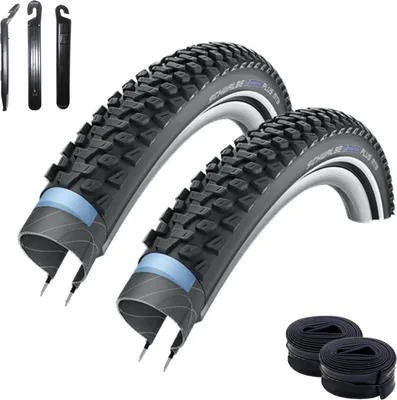 Produktbild von 2 x Schwalbe Marathon Plus MTB Fahrradreifen 26 x 2,10 Zoll 54-559 + AV