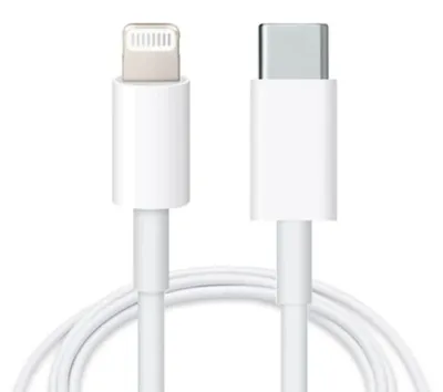 Zdjęcie produktu dla Kabel kompatybilny z iPhone, 20W, złączem USB-C/Lightning, długość 1 metr, kolor biały