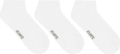 Produktbild von Sneakersocken Atlantic mit optimaler Passform in schwarz, weiß und blau 36-38