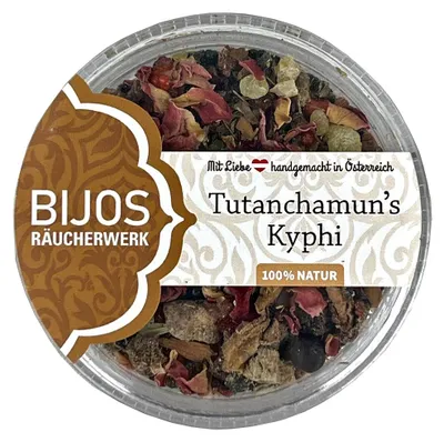 Produktbild von Bijos Räuchermischung Tutanchamun's Kyphi 50 ml, Räucherwerk, Abendräucherung