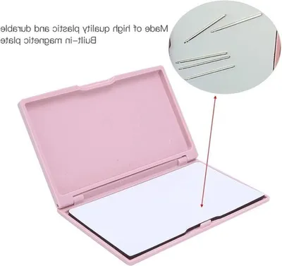 Set von 2 Magnetischen Nadelhaltern für das Nähen, Ideal zur Aufbewahrung von Nadeln und Organisation von Stricknadeln und