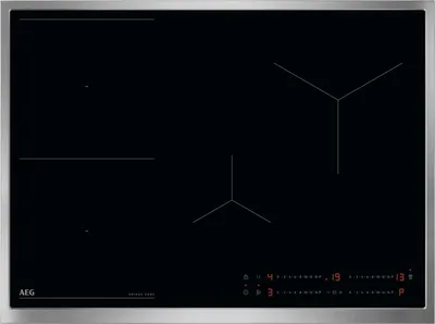 Zdjęcie produktu dla AEG TO74IB00UB, Czarny, Stal nierdzewna, Wbudowany, 69 cm, Płyta indukcyjna strefowa, 4 stref(y), 4 stref(y)
