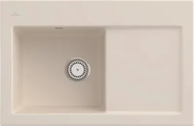 Produktbild von Villeroy & Boch Keramikspüle 677201FU, Subway 45 Einbauspüle - inkl.