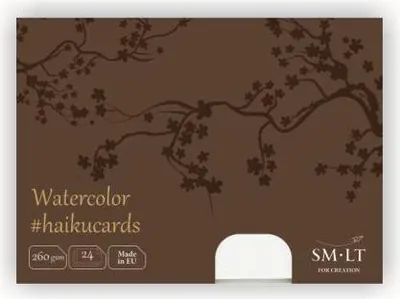 Immagine prodotto di SMLT Carta acquerello Carte Haiku A6 260gr 24 fogli pittura creativa